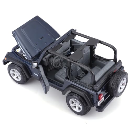 Maisto 1:27 Scale Jeep Wrangler Rubicon Diecast Vehicle (Colors May Vary)