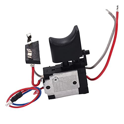 Fielect Power Tool Switch Drill Trigger Switch DC12V Chargeable Tool Power Speed Control with Small Light