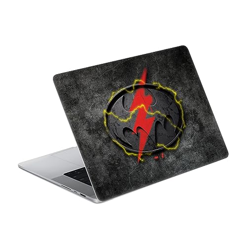 Sticker MacBook Pro 14 A2442 The Flash 2023 au bureau et café
