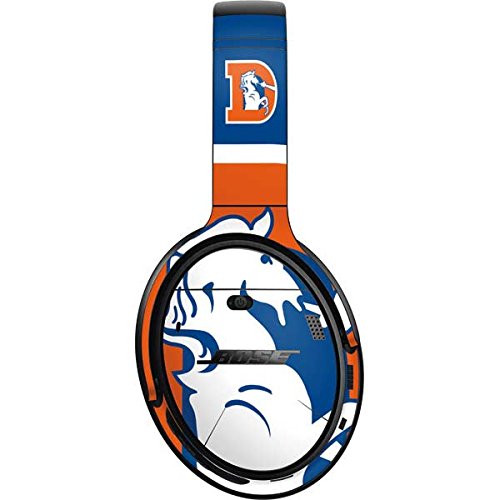Skinit Decal Audio Skin compatible with Bose QuietComfort 35 II Headphones - Officially Licensed NFL Denver Broncos Retro Logo Design