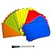 Produktbild 25 Beschreibbare Magnete 15 x 10 cm mit Whiteboard marker für Scrum, Agile, Kanban oder Lean - Mix - 5 Farben