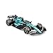 BBurago - Aston Martin AMR23#14 Alonso - Realistic Car Model F1 in 1:43 Scale, Replica Diecast with Official Aston Martin License, Recommended Age 3+ Years