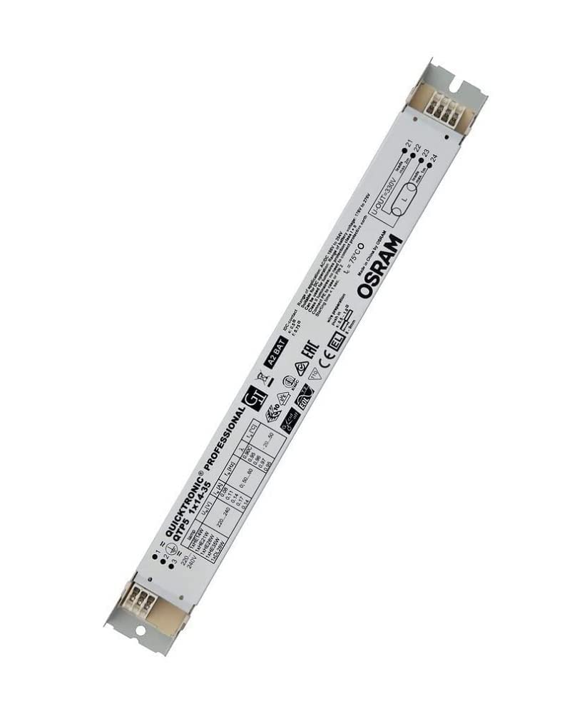 OSRAM Electronic Control Gears (ECG), QUICKTRONIC Professional 5, ECG LL/KLL Non-DIM, QTP5 1X14-35/220-240