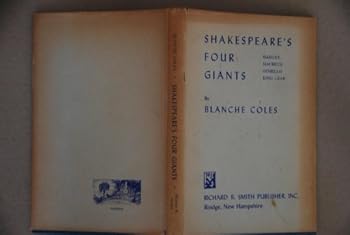 Hardcover Shakespeare's four giants: [Hamlet, Macbeth, Othello, King Lear] Book