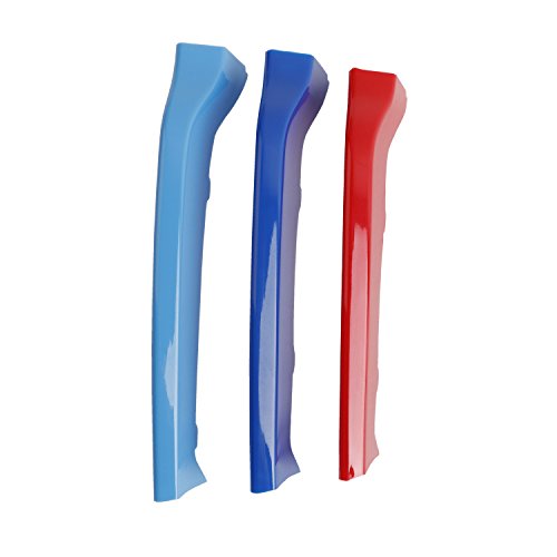 Exact Fit ///M-Colored Grille Insert Trims For 2014-2019 F32 F33 F36 4 Series 420I 428I 430I 435I 440I Regular Kidney Grill (For Bmw 2014-2019 4 Series,9 Beams) #TOP1