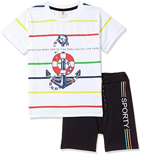 TOFFYHOUSE Baby Boys Regular Clothing Set (60347_Navy_18M-24M)