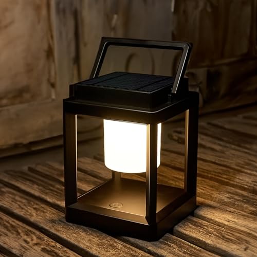 Solar Lanterns Outdoor Waterproof - Rechargeable Battery Operated...