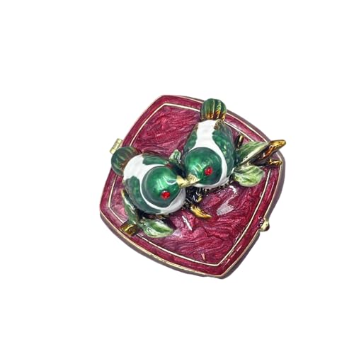 Boîte à bijoux vintage en métal gravé, écrin précieux de style rétro