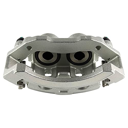Image of TRQ Rear Brake Caliper Set Zinc Coated Brackets Compatible with 2003-2007 Ford E-250 1999-2002 E-250 Econoline 2003-2005 E-350 Club Wagon 1999-2007 E-350 Super Duty