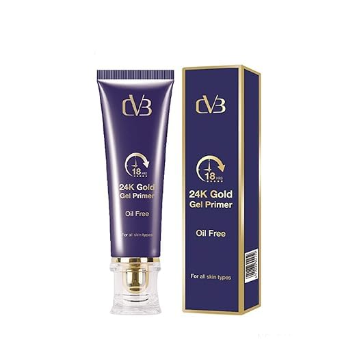 CVB 24K Gold Gel Primer | Pore Minimizing, Anti-Ageing, Oil-Free & Fragrance-Free Makeup Base | Gold Infused Primer | 40ml | Shade C15-picture-15