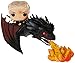 Funko 45338 POP Rides: Game of Thrones-Daenerys on Fiery Drogon Collectible Figure, Multicolour