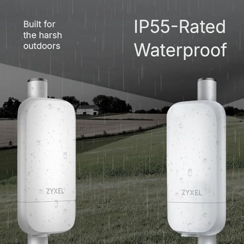 Image of Zyxel Point to Point Wireless Bridge | WiFi 6 AX2400 | 6 Miles | NWA55AXPTP