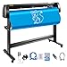 VEVOR Máquina Cortadora de Vinilo de 1,350 mm, Plotter de Corte de Vinilo con Control Digital, Memoria 128K-2M, Vinilo Cortador Letrero, Corte Plotter Impresora Sublimación, Plotter de Impresión