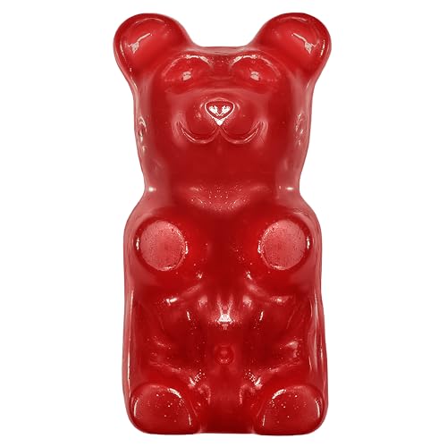 Largest Gummy Bear in the World The Original Giant Gummy Bears!™ from GGB Candies (Cherry, 1 Pound)
