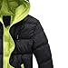 Men's Lightweight Thick Winter Puffer Jacket Packable Insulated Casual Down Coat Windproof Thermal Bubble Coat (Black,X-Large)