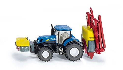 siku 1799, New Holland Traktor mit Kverneland Pflanzenschutzspritze, 1:87,...