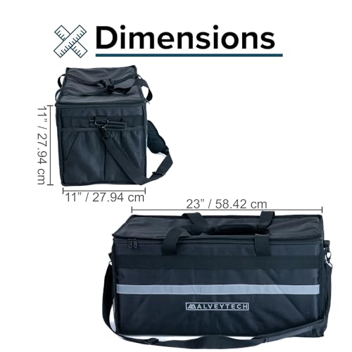 Alforja Universal Trasera Aislada AlveyTech (Negra) para Coleman KT196 & CK196-T Go-Karts, UTV y ATV - Accesorios resistentes a la intemperie para Go Kart Coleman miniatura 5