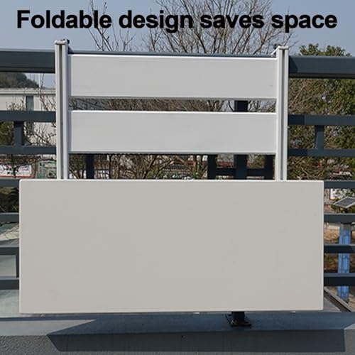Table pliante murale balcon en structure durable pour patio et jardin
