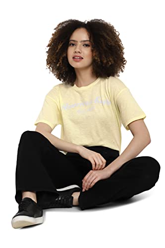 Image of American Eagle Women's Solid Regular Fit T-Shirt
