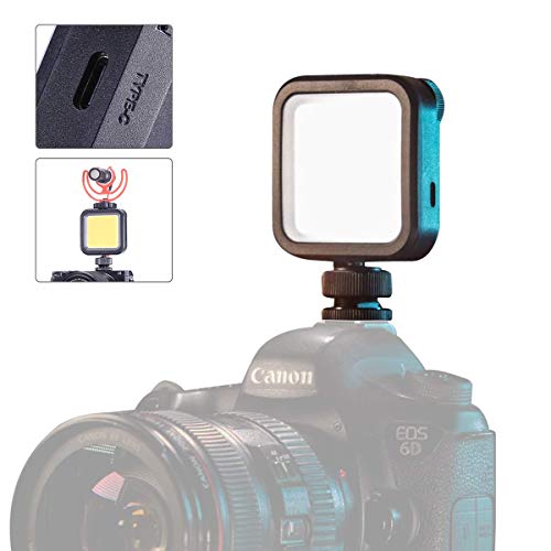 VL100 On Camera Mini Pocket Video Light, 1200mAh Hot Shoe COB LED Fill