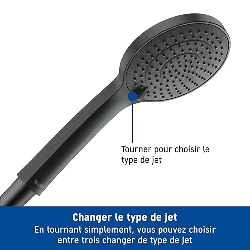 Barre de douche variable Duravit pour remplacer sans percer - 4