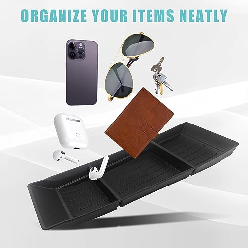 BestEvMod Lower Center Console Organizer Tray Storage Box Armrest Accessories TPE Material Compatible with Chevy Bolt EV 2017-2019&2021-2025 Bolt EUV 2022-2025 Accessories by BestEvMod - Image 4