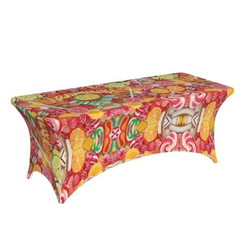 Nappe imprimée Fruit Candies rectangulaire housses de table 1,8 m