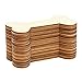 Juvale 24 Pack Wooden Dog Bones for Crafts, Unfinished Wood Slice Cutouts for Gift Tags (4.3 x 2.2 Inches)