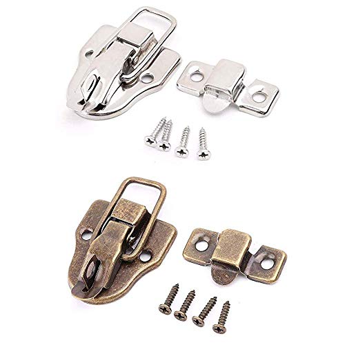 10 pezzi fibbia serratura Zink lega piastra