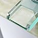 Widespread Waterfall Bathroom Sink Faucet with Glass Spout Chrome Finish Deck Mount Vessel Sink Vanity Bathtub Mixer Taps
