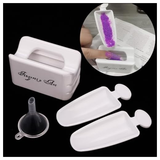GZSYY Nagel Dip Eintauchen Pulver Recycling Tablett System Dipping Powder Nails Set Starter Kit Französischer Nagel Tauchen Behälter