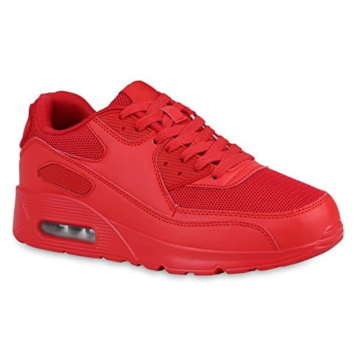 stiefelparadies Herren Sportschuhe Laufschuhe Leder-Optik Sneaker Turnschuhe 157985 Rot Red 42 Flandell 5 stiefelparadies Herren Sportschuhe Laufschuhe Leder-Optik Sneaker Turnschuhe 157985 Rot Red 42 Flandell