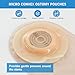 10 PCS Colostomy Bags, Convex One-Piece Ostomy Bags Drainable Pouches with Belt Buckle, Cut-to-Fit, Max 45mm