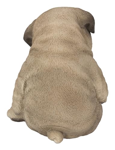 Estatua de cachorro Pug durmiendo HI-LINE miniatura 4