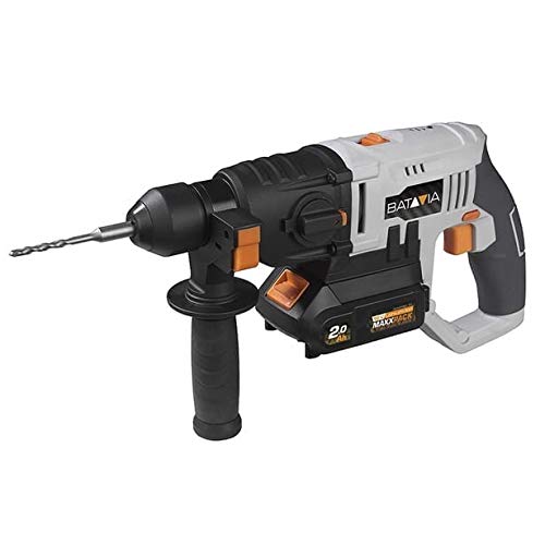 Batavia 7062511 Akku-Bohrhammer 18V Lithium-Ion (Bohrmaschine, 0,8 Joule Schlagkraft, SDS Plus Aufnahme, Inkl. 7… – Bild 4