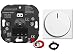 Produktbild EBROM® Unterputz UNIVERSAL LED Dimmer"der AllesDimmer" Drehdimmer Phasenabschnitt + Phasenanschnitt LED 3-100 Watt, Halogen 10-220 W/VA + Busch Jäger Zentralscheibe 2115-914 in Balance Si alpinweiß