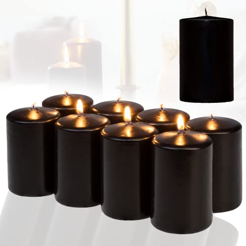 Candelo 8er Set Premium Kerzen Weihnachten Ambiente Stumpenkerzen -...