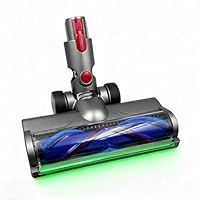 HIYOUNG Brosse compatible avec les aspirateurs Dyson V7, V8, V10, V11, V15, avec lumières avant, design LED