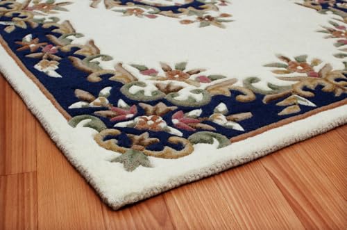 Image of OLEFIN Handmade Thick Woolen Anti Slip Carpet and Rugs for Living Room Bedroom Hall Dinning Room Kids Room Carpet
