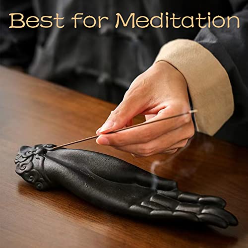 Me And Mr. Leo BUDDHA HAND 002 Ceramic Incense Holder For Sticks - Incense Burner Holder Zen Decor With Buddha Hand Design Protection From Evil thumb #4