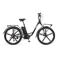 i-Bike City ePlus ITA99, Bicicletta elettrica a pedalata assistita Unisex Adulto, ruote da 26...