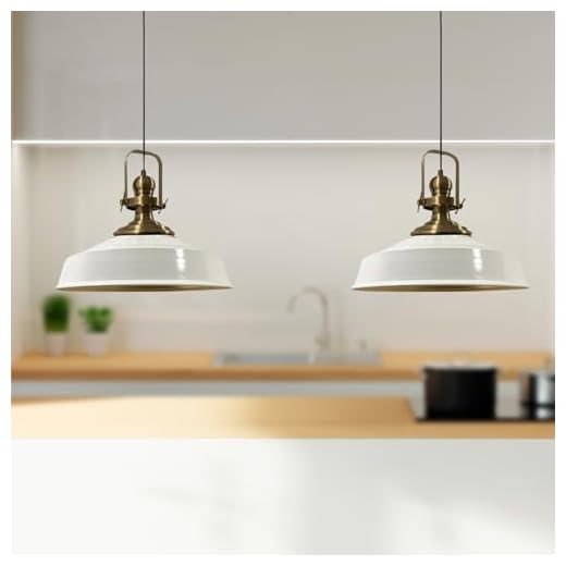 bamyum Asletl Antiguo Lampara Techo Colgante Metal 2 llamas, Lamparas Cocina, Lampara Techo Dormitorio E27 Comedo, Salon, Lamparas Mesa Comedor para Niños y Adultas, Lámpara Colgante Blanco