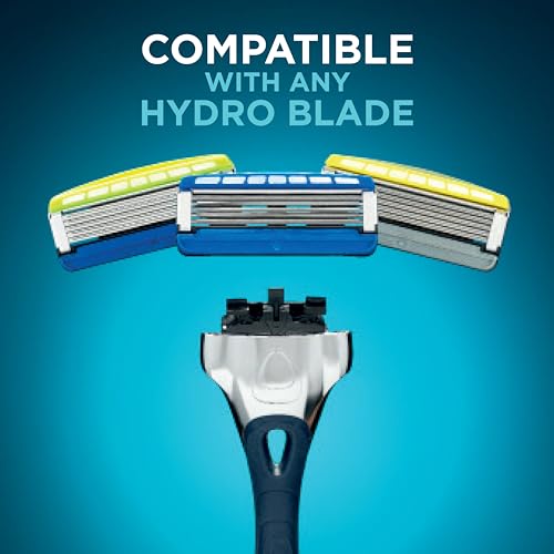 Wilkinson Hydro 5 Skin Protection Razor, 13 Blade Refills, Enriched Lubricating Band with Pro Vitamin B5, Multicolor (1 Count, Box)