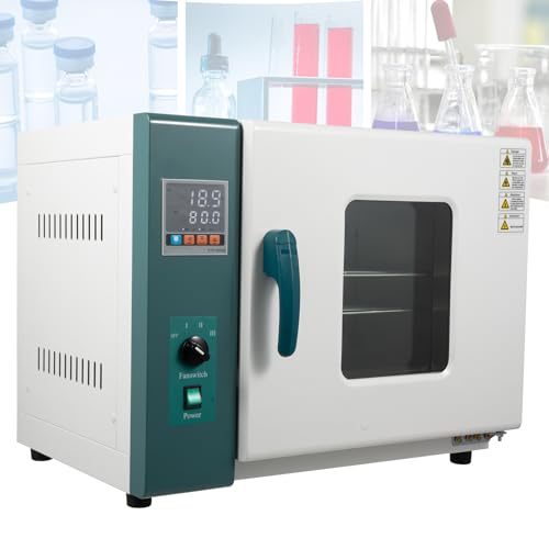 110V 1000W Horizontal Electric Blast Drying Oven 45L/12Gal Lab Forced Air Convection Drying Oven with Intelligent Temperature Controller for Industrial, Schools, Research Institutes