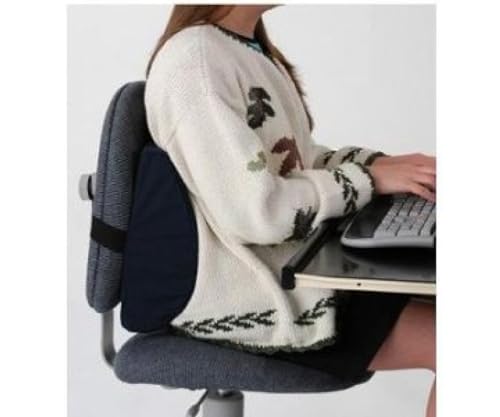Bucket Seat Memory Foam Lumbar Cushion Black by Alex Orthopedic