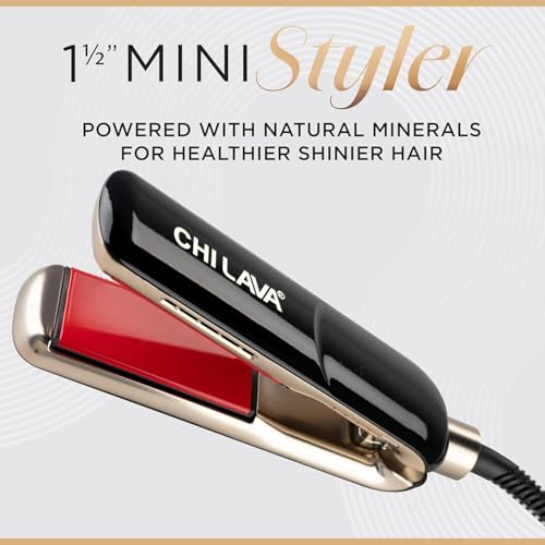 CHI Lava MiniStyler & CHI 44 Iron Guard (2 Oz) Gift Duo, 1.5” Iron | Ceramic Hair Straightener for Long-Lasting Shine, Perfect for Daily Use & Travel - image 4