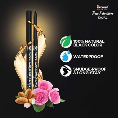 Himalaya Pure Expression Kajal Black, Matte Finish 0.30g - Image 2