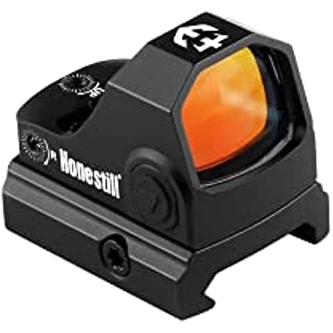 AKTYAN 1x17mm 3 MOA Mini Red Dot Sight RMsc Pistol Cut Reflex Sight Aluminum Rifle Scope with 20mm Rail Mount Cover