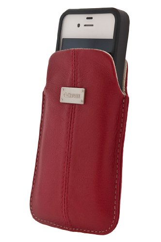 Krusell Luna XL Leather Pocket Pouch for iPhone SE/5s/5, 4s/4 and Other Smartphones w/up to 4.9 inch Screens