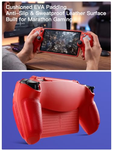 Image of UYIYE PlayStation Portal Case, Slim Shockproof Protective Cover,Retro Red